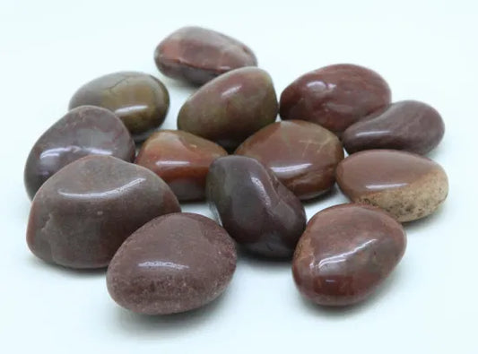 Red Polish Stone Pebbles- 1-2cm Dia